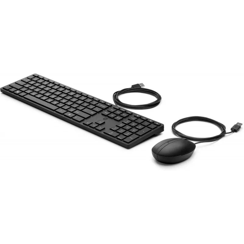 Laidinė klaviatūra ir pelė HP Wired Desktop 320MK