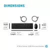 Laidinė klaviatūra ir pelė HP Wired Desktop 320MK