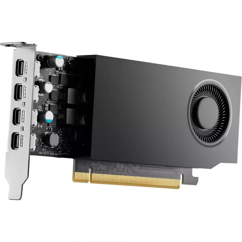 HP NVIDIA RTX A400 4 GB GDDR6 vaizdo plokštė, 4x Mini DisplayPort (9U277AA)