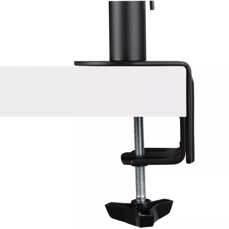 “StarTech.com” monitoriaus laikiklis su VESA nešiojamojo kompiuterio dėklu, skirtas nešiojamajam kompiuteriui (4,5 kg / 9,9 lb) ir vienam ekranui iki 32 colių (8 kg / 17,6 lb), juodas, ventiliuojamas dėklas, reguliuojamas nešiojamojo kompiuterio laikiklis, C formos spaustukas / kiauryminis tvirtinimas