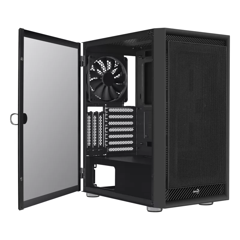 Aerocool GRAPHITEV1 Kompiuterio korpusas su tinkliniu priekiniu skydeliu
