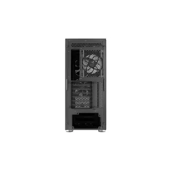 PC korpusas AEROCOOL Interstellar Midi Tower juodas — ATX, palaiko iki 362 mm GPU, 163 mm CPU aušintuvą, 3x120/360 mm priekinį radiatorių