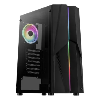 Aerocool Mecha-G-BK-v2 Midi Tower juodas