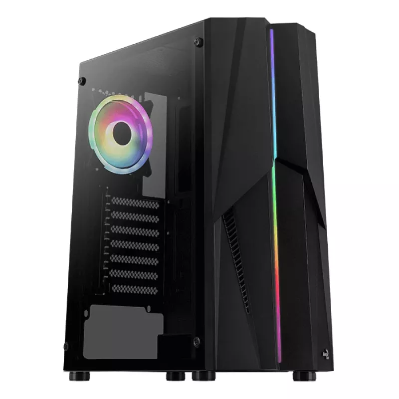 Aerocool Mecha-G-BK-v2 Midi Tower juodas