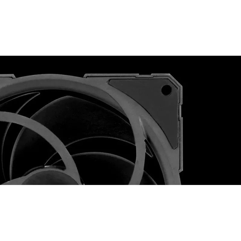 ARCTIC BioniX P120 A-RGB slėgiui optimizuotas 120 mm ventiliatorius su A-RGB