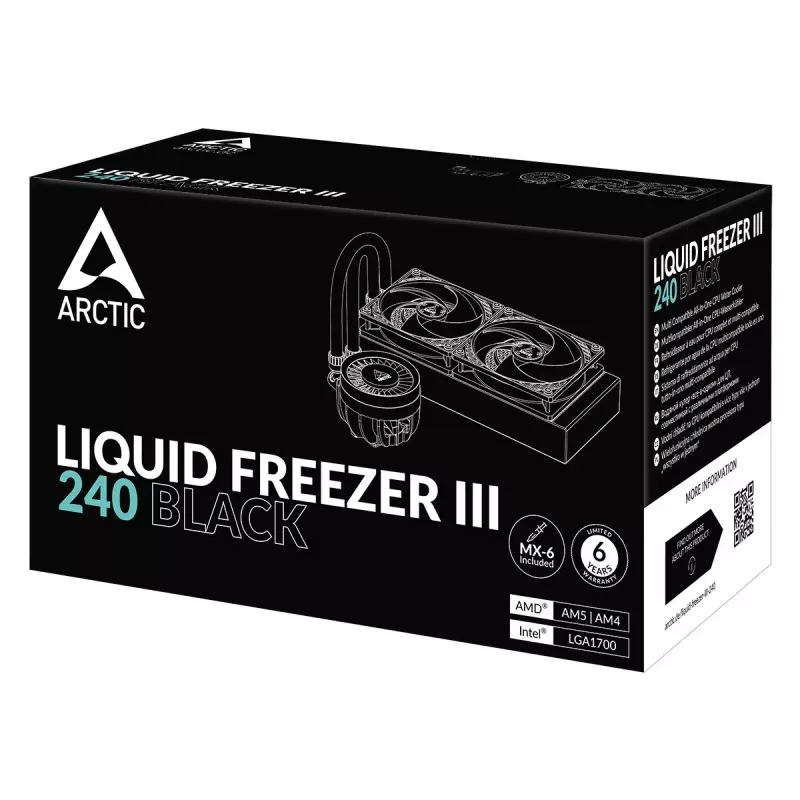 ARCTIC Liquid Freezer III 240 - Universalus viskas viename CPU vandens aušintuvas