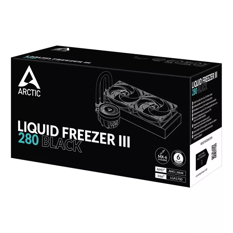 ARCTIC Liquid Freezer III 280 - Universalus viskas viename CPU vandens aušintuvas