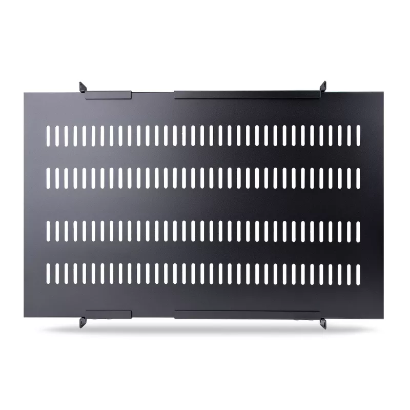 StarTech.com 1U 4-Post Adjustable Vented Server Rack Mount Shelf - 330lbs(150 kg) - 19.5 to 38in Adjustable Mounting Depth Universal Tray for 19 inch AV/ Network Equipment Rack - 27.5in Deep