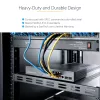 StarTech.com 1U 4-Post Adjustable Vented Server Rack Mount Shelf - 330lbs(150 kg) - 19.5 to 38in Adjustable Mounting Depth Universal Tray for 19 inch AV/ Network Equipment Rack - 27.5in Deep
