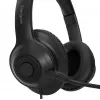 Targus AEH102GL ausinės / laisvų rankų įranga Laidinis Ant galvos Skambučiai / muzika USB A tipo Juoda