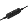 Targus AEH102GL ausinės / laisvų rankų įranga Laidinis Ant galvos Skambučiai / muzika USB A tipo Juoda