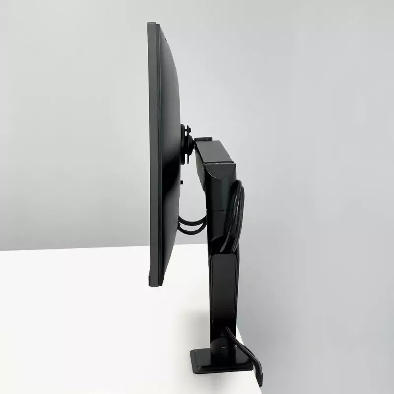 Stalinis tvirtinimas dujiniu spyruokliniu monitoriaus laikikliu Arctic X1-3D — palaiko iki 43 colių / 10 kg, VESA 75x75–100x100, juodas