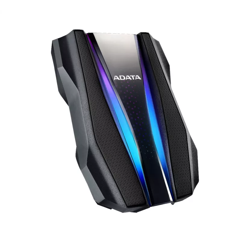 Išorinis kietasis diskas ADATA HD770G 2 TB 2,5 colio USB 3.2 Gen 1 juodas, atsparus smūgiams, maitinamas per magistralę