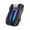 Išorinis kietasis diskas ADATA HD770G 2 TB 2,5 colio USB 3.2 Gen 1 juodas, atsparus smūgiams, maitinamas per magistralę