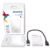 ADATA AHV620S-1TU3-CWH išorinis kietasis diskas 1 TB 2,5 colio Micro-USB B 3.2 Gen 1 (3.1 Gen 1) Baltas