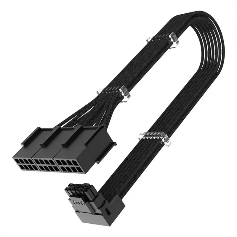 Maitinimo kabelis Akasa G-Nexus PX24 12+4-pin 8 x 3-pin juodas