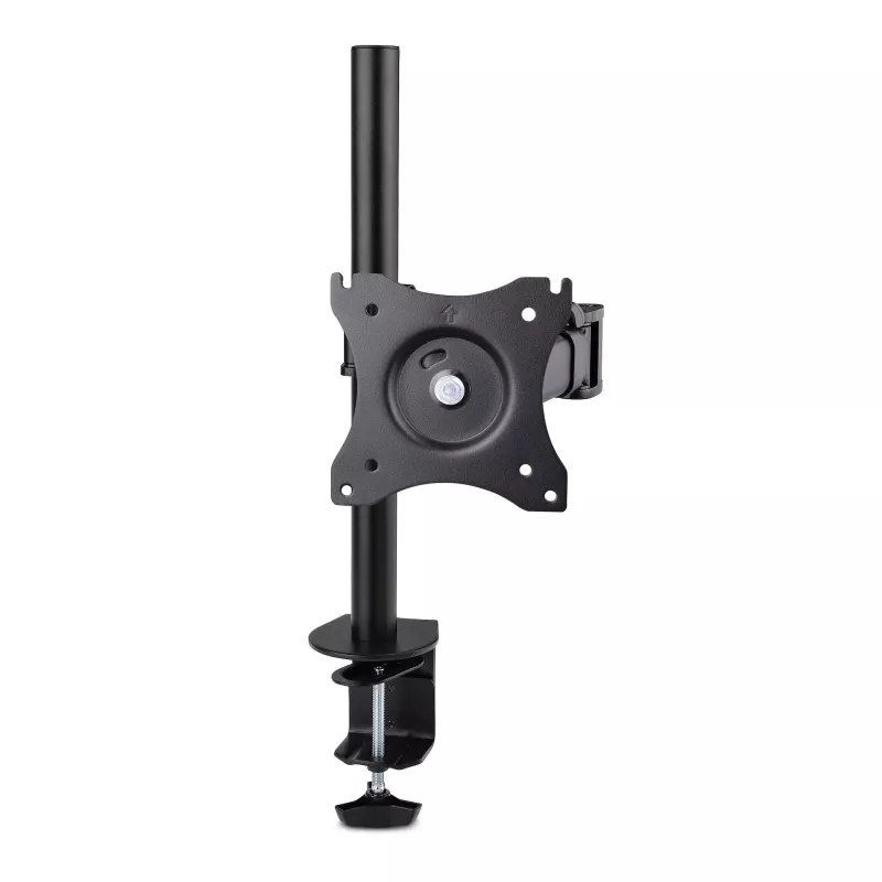 StarTech.com nešiojamojo kompiuterio stalo laikiklis - Monitoriaus ir nešiojamojo kompiuterio laikiklis - Ekranai iki 34 colių (8 kg) ir nešiojamieji kompiuteriai (4,5 kg) - Lankstoma VESA nešiojamojo kompiuterio dėklo rankena - Spaustuvas / kiaurymės tvirtinimas
