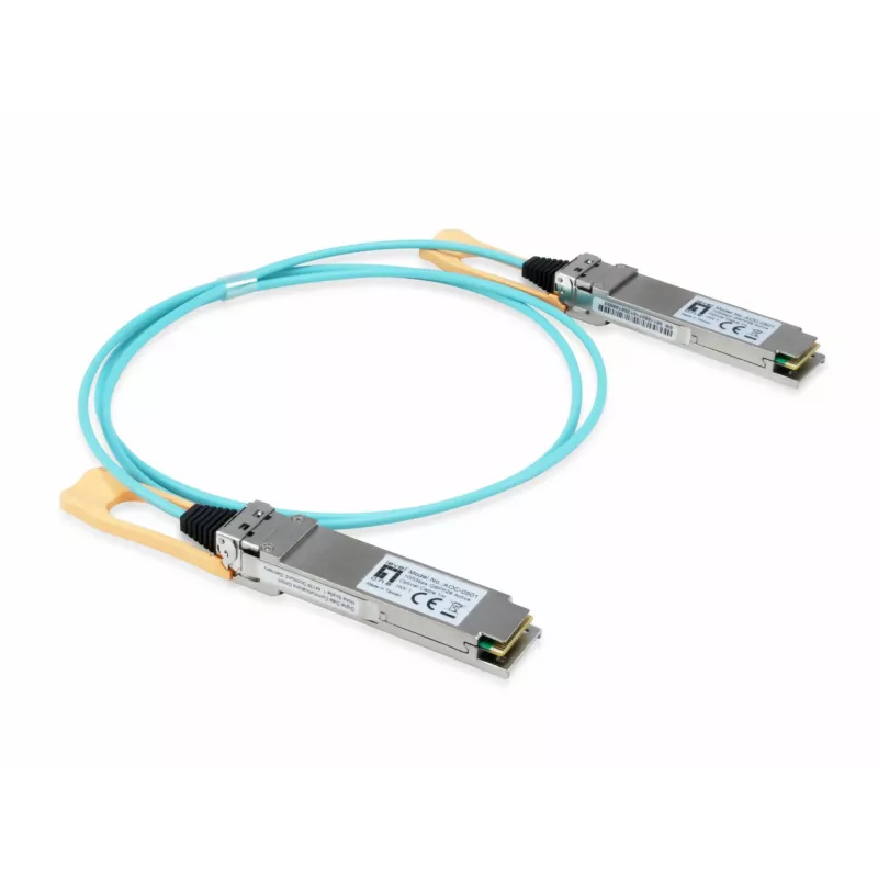 LevelOne AOC-0501 tinklo siųstuvas-imtuvas Šviesolaidinis 103100 Mbit/s QSFP28 850 nm