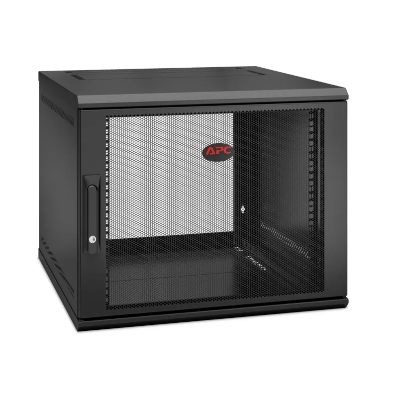APC NetShelter WX AR109SH6, 9U, 19 colių pataisų spinta, montuojama ant sienos, iš anksto surinkta, 600MM gylio