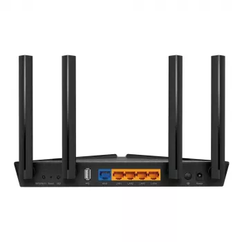 TP-LINK Dviejų juostų Wi-Fi 6 maršrutizatorius Archer AX20 802.11ax, 574+1201 Mbit/s, 10/100/1000 Mbit/s, Ethernet LAN (RJ-45) prievadai 4, Antenų skaičius 4