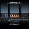 TP-Link Archer BE400 belaidis maršrutizatorius 2,5 Gigabit Ethernet dviejų dažnių (2,4 GHz / 5 GHz) juodas