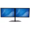 „StarTech.com“ dvigubo monitoriaus stovas – horizontalus – juodas, pastatomas, 8 kg, 61 cm (24 colių), 100 x 100 mm, reguliuojamas aukštis, juodas