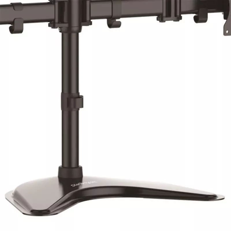 “StarTech.com” keturių monitorių stalinis stovas – lankstus, laisvai pastatomas, 8 kg, 33 cm (13 colių), 68,6 cm (27 colių), 100 x 100 mm, juodas