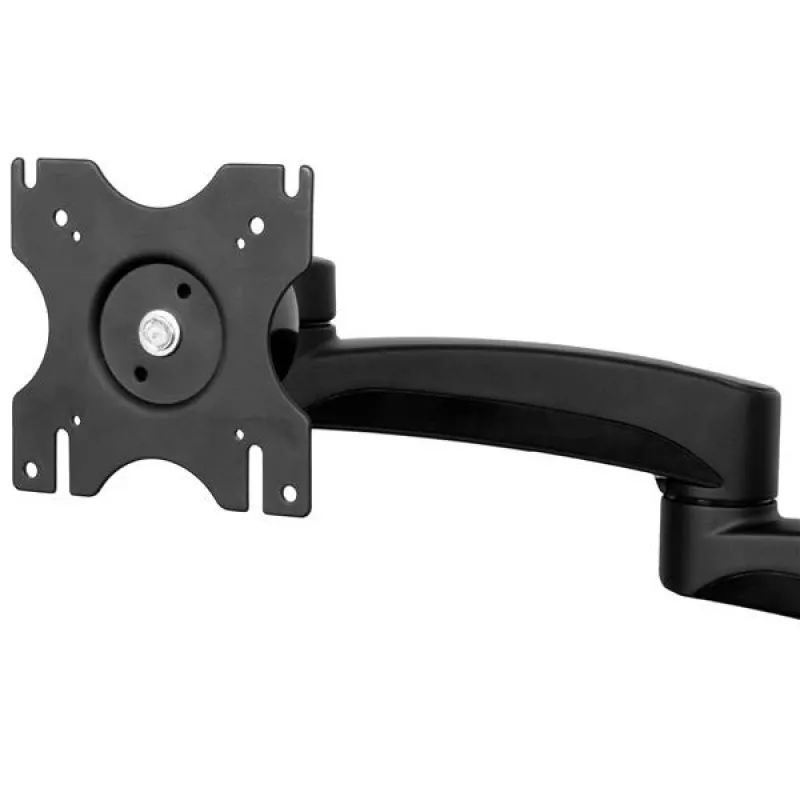 StarTech.com Stalo tvirtinimo dviejų monitorių laikiklis - lankstus, spaustukas, 13,6 kg, 30,5 cm (12 colių), 61 cm (24 colių), 100 x 100 mm, juodas