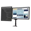 StarTech.com Stalo tvirtinimo dviejų monitorių laikiklis - lankstus, spaustukas, 13,6 kg, 30,5 cm (12 colių), 61 cm (24 colių), 100 x 100 mm, juodas