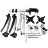 StarTech.com Stalviršio dvigubas monitoriaus laikiklis – pilnai judinama lankstoma – aukščiausios kokybės