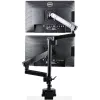 StarTech.com Stalviršio laikiklis dviem monitoriams, pilnai judantis monitoriaus laikiklis 2 VESA ekranams iki 32 inch (17,6 svaro/8 kg), reguliuojamas aukštis, tvirtinimas spaustuvu / kiauryme, mechaninė spyruoklė