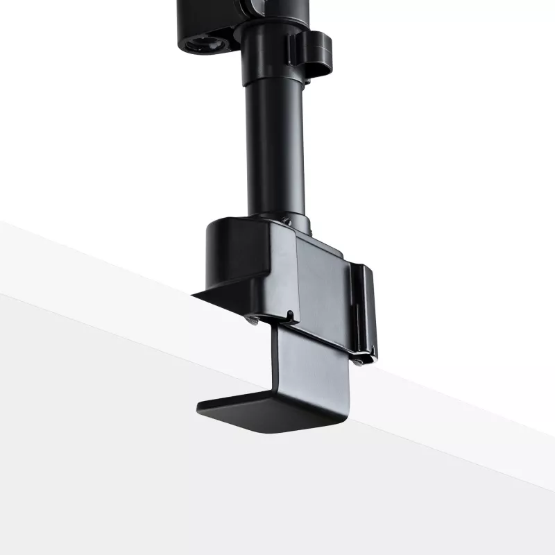 StarTech.com Stalviršio laikiklis dviem monitoriams, pilnai judantis monitoriaus laikiklis 2 VESA ekranams iki 32 inch (17,6 svaro/8 kg), reguliuojamas aukštis, tvirtinimas spaustuvu / kiauryme, mechaninė spyruoklė