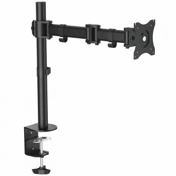 StarTech.com stalinis monitoriaus laikiklis, skirtas iki 34 colių (8 kg) VESA suderinamiems ekranams – reguliuojamas ant stulpo tvirtinamas vieno monitoriaus laikiklis – ergonomiškas, aukščio reguliavimo monitoriaus laikiklis – tvirtinimas spaustuku / per kiaurymę