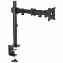 StarTech.com stalinis monitoriaus laikiklis, skirtas iki 34 colių (8 kg) VESA suderinamiems ekranams – reguliuojamas ant stulpo tvirtinamas vieno monitoriaus laikiklis – ergonomiškas, aukščio reguliavimo monitoriaus laikiklis – tvirtinimas spaustuku / per kiaurymę