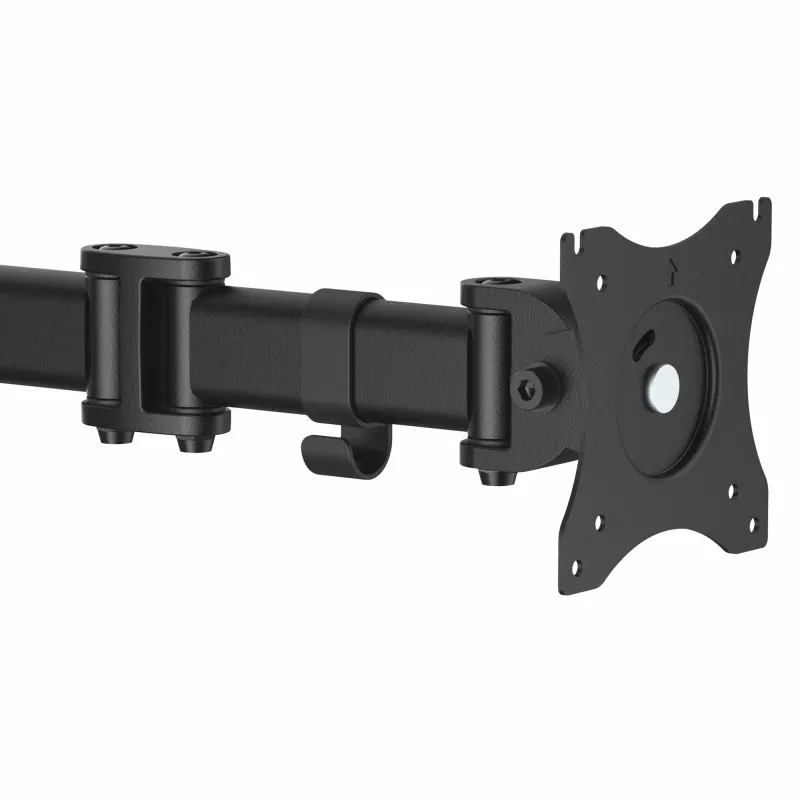 StarTech.com stalinis monitoriaus laikiklis, skirtas iki 34 colių (8 kg) VESA suderinamiems ekranams – reguliuojamas ant stulpo tvirtinamas vieno monitoriaus laikiklis – ergonomiškas, aukščio reguliavimo monitoriaus laikiklis – tvirtinimas spaustuku / per kiaurymę