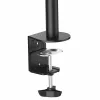 StarTech.com stalinis monitoriaus laikiklis, skirtas iki 34 colių (8 kg) VESA suderinamiems ekranams – reguliuojamas ant stulpo tvirtinamas vieno monitoriaus laikiklis – ergonomiškas, aukščio reguliavimo monitoriaus laikiklis – tvirtinimas spaustuku / per kiaurymę