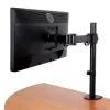 StarTech.com stalinis monitoriaus laikiklis, skirtas iki 34 colių (8 kg) VESA suderinamiems ekranams – reguliuojamas ant stulpo tvirtinamas vieno monitoriaus laikiklis – ergonomiškas, aukščio reguliavimo monitoriaus laikiklis – tvirtinimas spaustuku / per kiaurymę