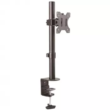StarTech.com vieno monitoriaus stalinis laikiklis – vieno ekrano tvirtas stulpo laikiklis iki 8 kg VESA suderinamiems ekranams – ergonomiškas aukščio reguliuojamas monitoriaus rankos laikiklis – stalo spaustuvas / įvorė