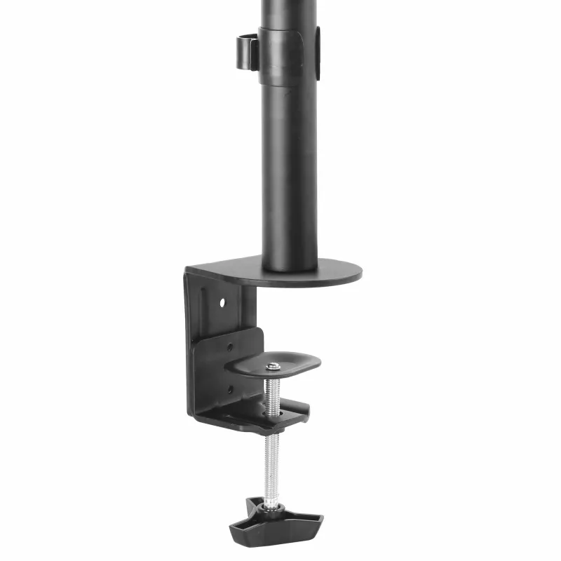 StarTech.com vieno monitoriaus stalinis laikiklis – vieno ekrano tvirtas stulpo laikiklis iki 8 kg VESA suderinamiems ekranams – ergonomiškas aukščio reguliuojamas monitoriaus rankos laikiklis – stalo spaustuvas / įvorė