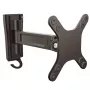 StarTech.com sieninio tvirtinimo monitoriaus laikiklis – vienas pasukamas, 15 kg, 33 cm (13 colių), 68,6 cm (27 colių), 75 x 75 mm, 100 x 100 mm, juodas