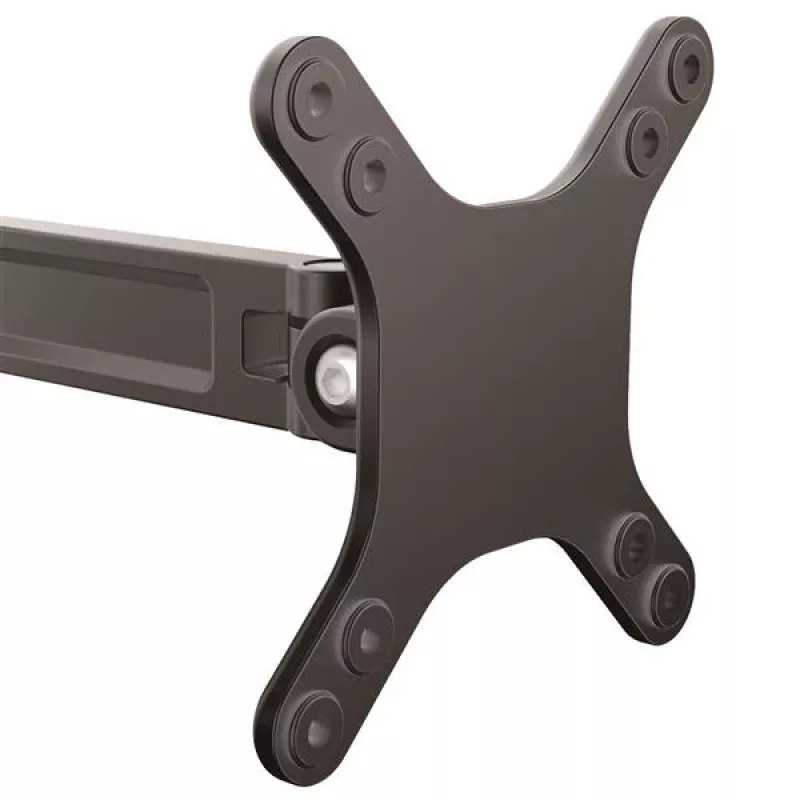 StarTech.com sieninio tvirtinimo monitoriaus laikiklis – vienas pasukamas, 15 kg, 33 cm (13 colių), 68,6 cm (27 colių), 75 x 75 mm, 100 x 100 mm, juodas
