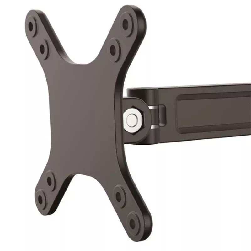 StarTech.com sieninio tvirtinimo monitoriaus laikiklis – vienas pasukamas, 15 kg, 33 cm (13 colių), 68,6 cm (27 colių), 75 x 75 mm, 100 x 100 mm, juodas