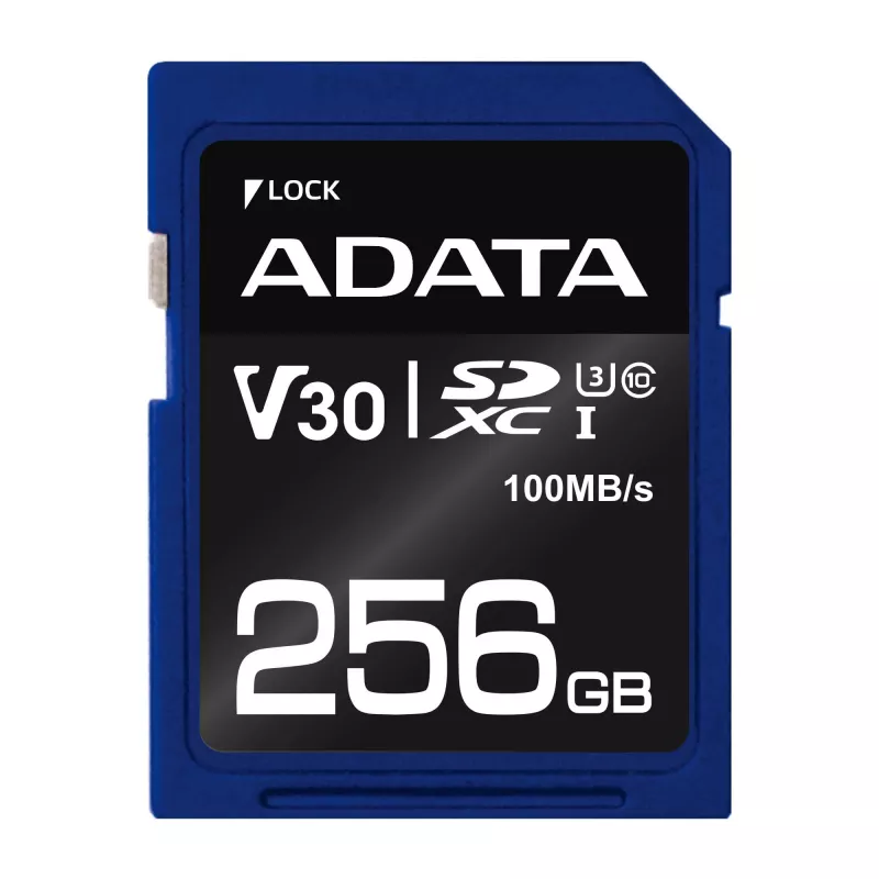 ADATA ASDX256GUI3V30S-R atminties kortelė 256 GB SDXC UHS-I Class 10