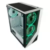 Korpusas PC LC-Power Gaming 803W Midi Tower, juoda, balta