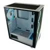 Korpusas PC LC-Power Gaming 803W Midi Tower, juoda, balta