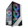 Korpusas PC LC-Power Gaming 803W Midi Tower, juoda, balta
