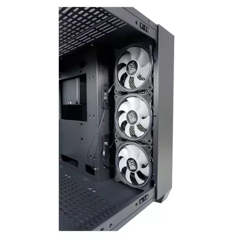 PC korpusas LC-Power 809B Midi Tower juodas