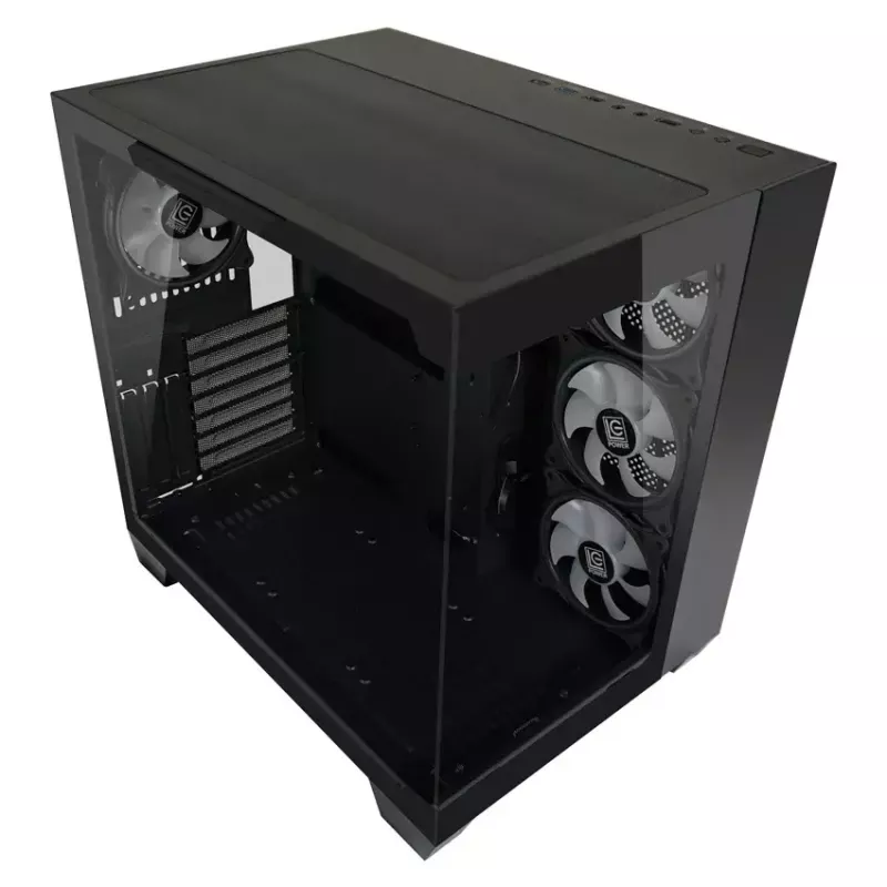 PC korpusas LC-Power 809B Midi Tower juodas