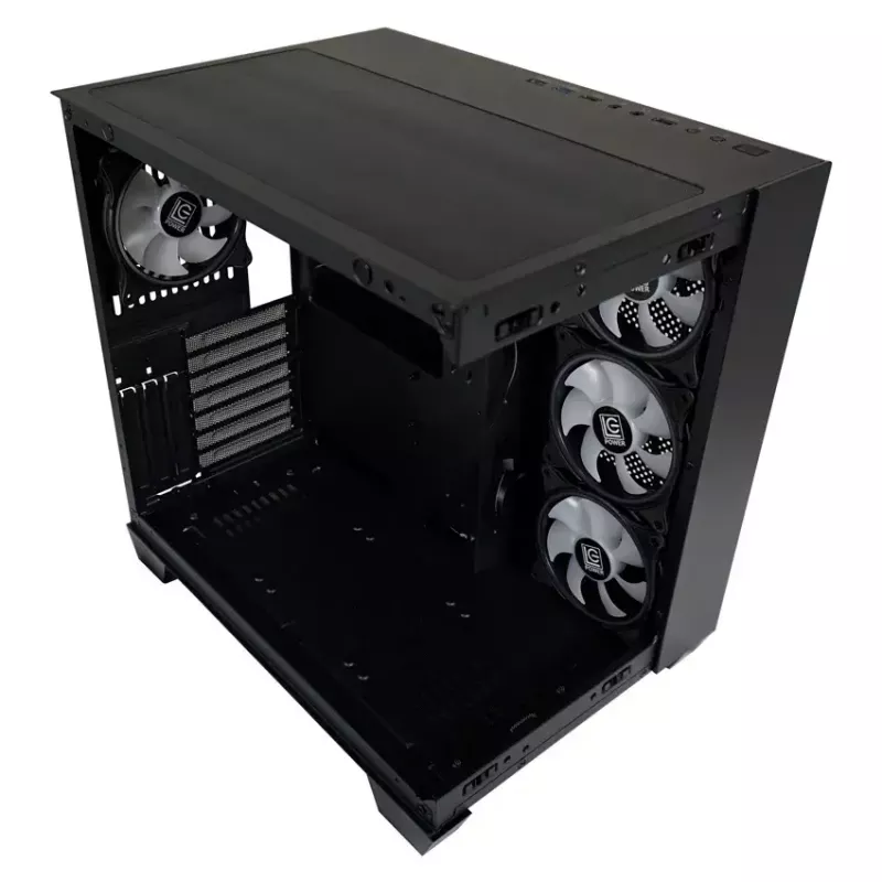 PC korpusas LC-Power 809B Midi Tower juodas