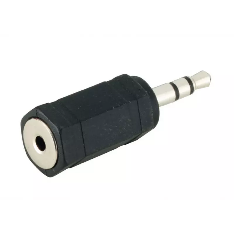 jungčių adapteris Microconnect AUDALX 3,5 mm į 2,5 mm juodas